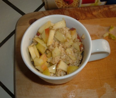 breakfast apple oatmeal