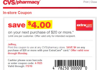 cvs coupon