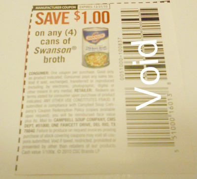 swansons coupon