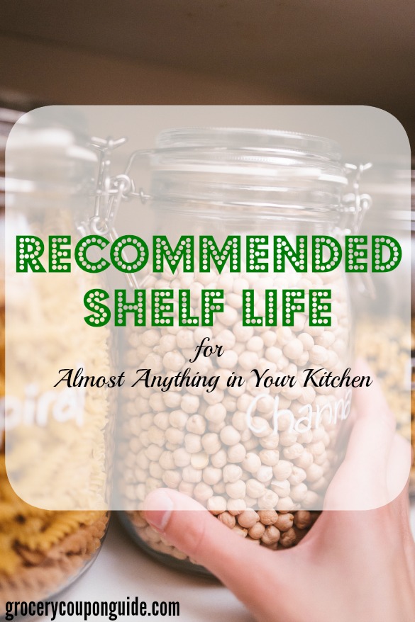 shelf life of pantry staples, pantry staples tips, recommended shelf life