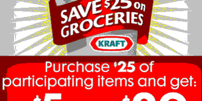 25 In Free Groceries Coupons And Three 20 Rebates From Kraft Grocery Coupon Guide