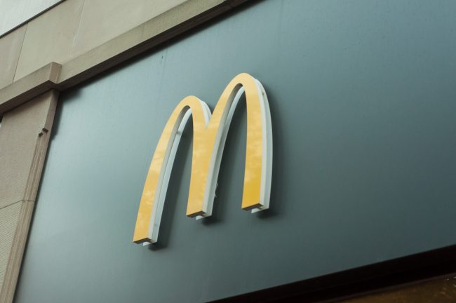Mulhouse – France – 25 August 2019 – Closeup of Mc Donald’s logo mcdonalds coupon booklet
