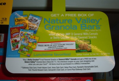 General Mills catalina coupon