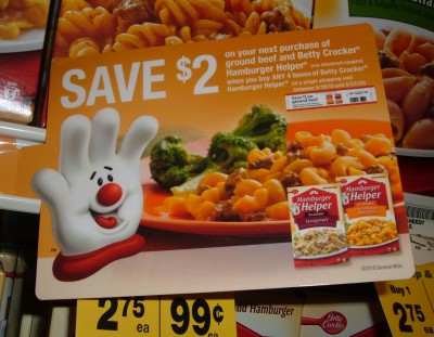 Hamburger Helper catalina coupon