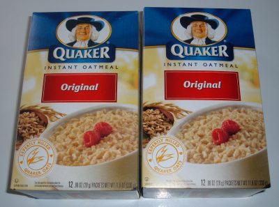 Quaker Regular instant oatmeal