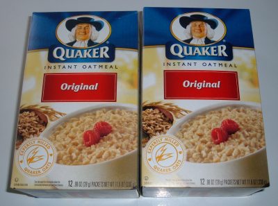 Quaker Regular instant oatmeal Quaker Regular instant oatmeal
