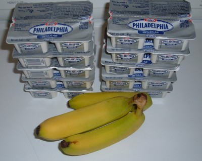 bananas and cream cheese bananas and cream cheese