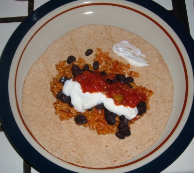 day 17 dinner burrito day 17 dinner burrito