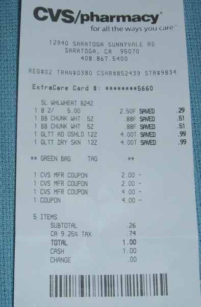 day 23 cvs receipt day 23 cvs receipt