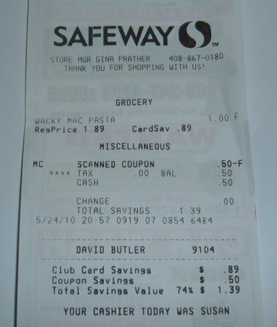 day 24 safeway receipt day 24 safeway receipt