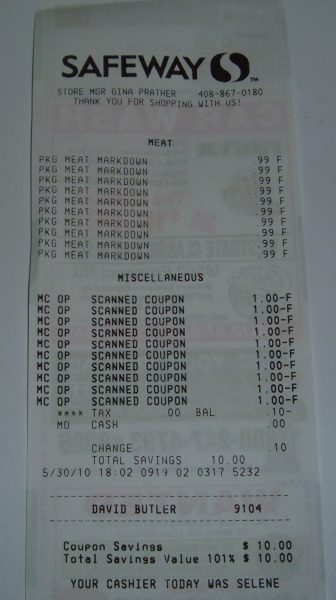 day 30 deli creations receipt