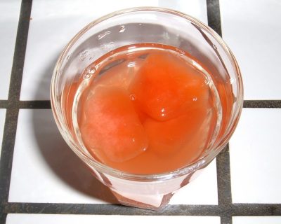 frozen V8 glass frozen V8 glass