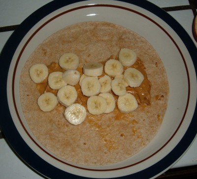 peanut butter and banana peanut butter and banana