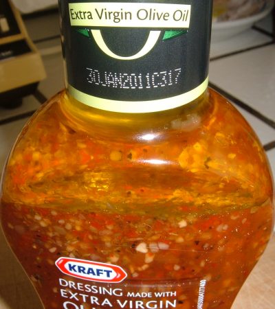 using oil from salad dressing using oil from salad dressing