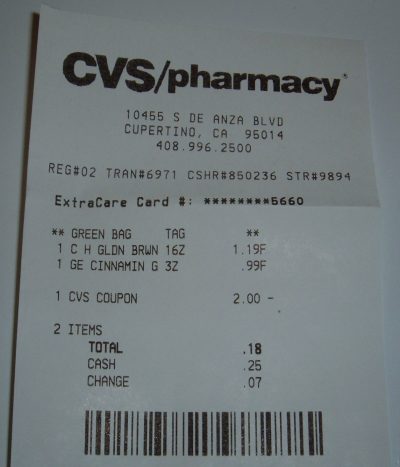 day 42 cvs receipt