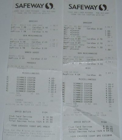 day 46 receipts