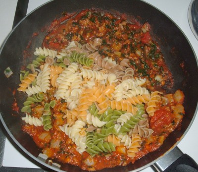 Beefy Pasta Florentine mix