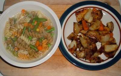 veggie pasta soup