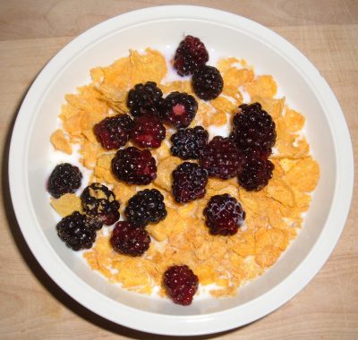 blackberry Corn Flakes