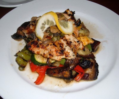 grilled chicken with roasted veggies