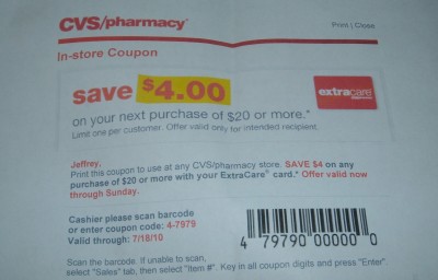 cvs coupon