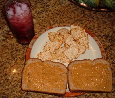 double peanut butter sandwich