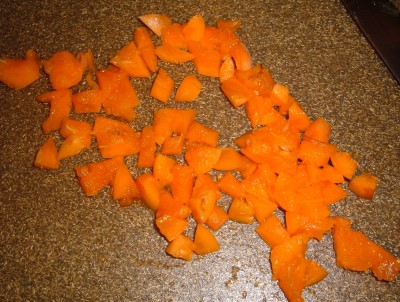chopped apricots