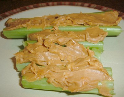 peanut butter celery peanut butter celery