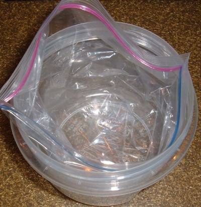 plastic bag omelet set up plastic bag omelet set up