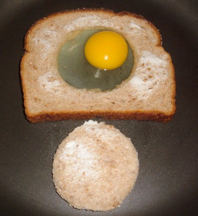 bread and egg
