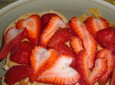 strawberry pancakes