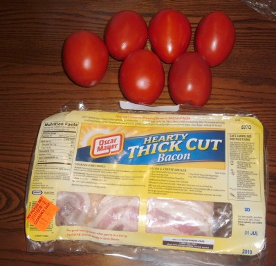 bacon tamotoes bacon tomatoes
