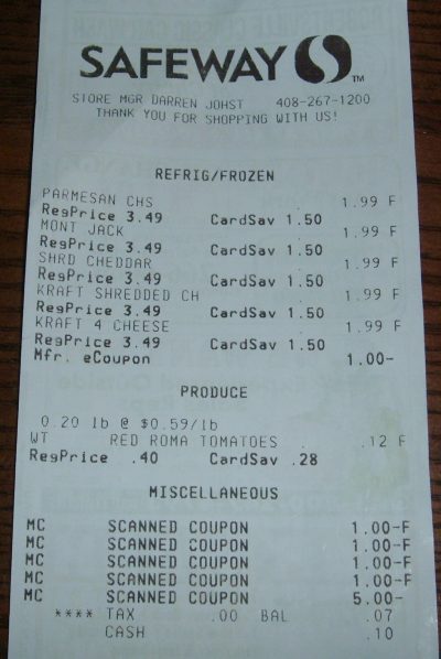 day 85 receipt