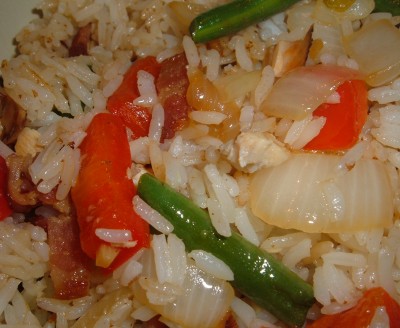 veggie chicken rice veggie chicken rice