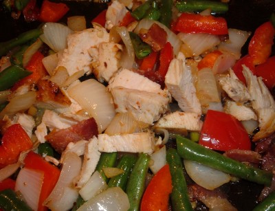 veggies and chicken