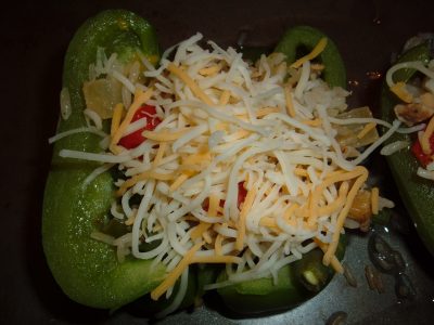 stuffed pepper fried rice and cheese stuffed pepper fried rice and cheese