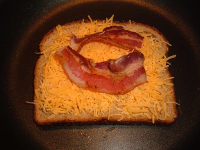 toasted bacon cheese sandwich toasted bacon cheese sandwich
