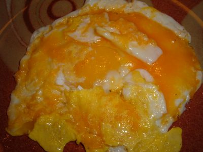 fried cheese egg