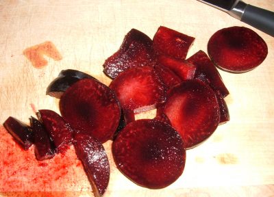 cut plums