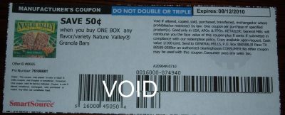 nature valley granola bars coupon