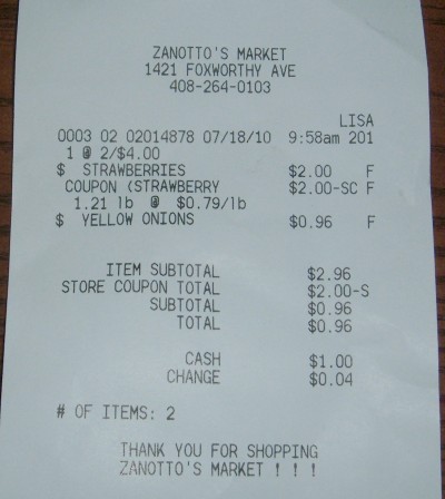 zanottos receipt zanottos receipt