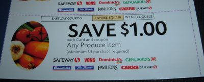 $1 off produce coupon