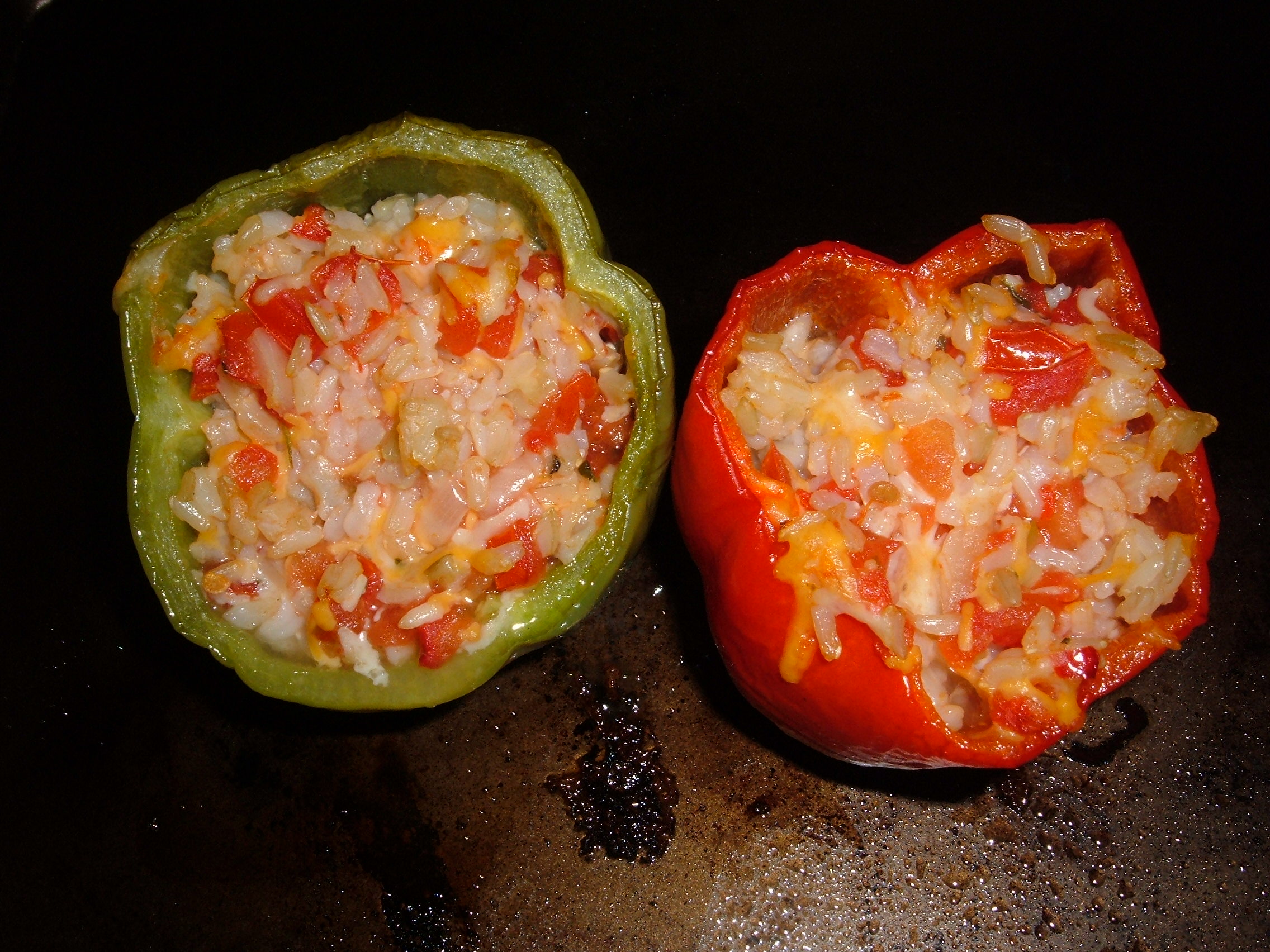 stuffed peppers cooked