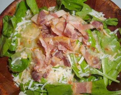 spinach salad spinach salad