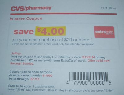 cvs coupon