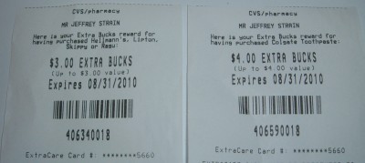 cvs extra bucks