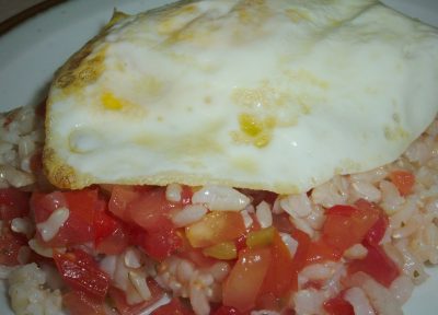 Spanish rice with egg