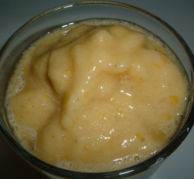 yellow plum smoothie