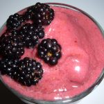 blackberry yellow plum smoothie