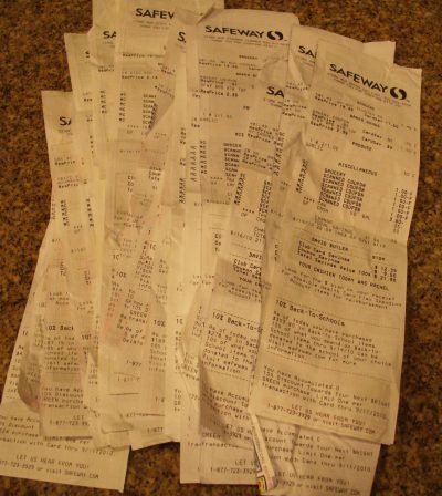 free food receipts